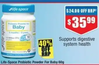 Chemist Warehouse Life-Space Broad Spectrum Probiotic 60 Capsules offer