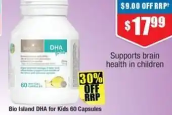 Chemist Warehouse Bio Island DHA for Kids 60 Capsules offer