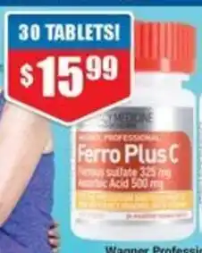 Chemist Warehouse Wagner Professional Ferro Plus C offer