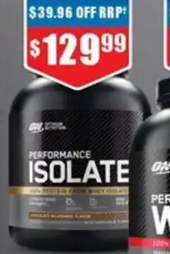 Chemist Warehouse PERFORMANCE ISOLATE offer