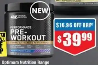 Chemist Warehouse PERFORMANCE PRE-WORKOUT offer