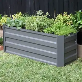 Mitre 10 Greenlife Raised Garden Bed Slate 1200 x 450 x 450mm offer