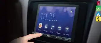 SuperCheap Auto Sony 6.95 Apple CarPlay & Android Auto Head Unit offer