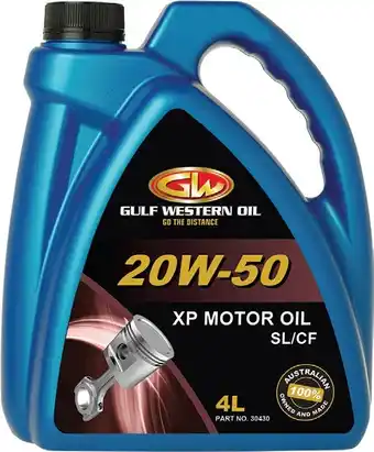 SuperCheap Auto Gulf Western XP Engine Oil offer