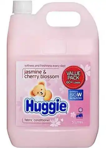 Huggie Fabric Softener 5-Litre - Cherry Blossom