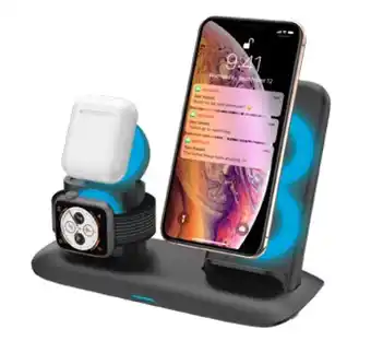 BIG W EKO 4-In-1 Wireless Charging Dock^ - Black offer