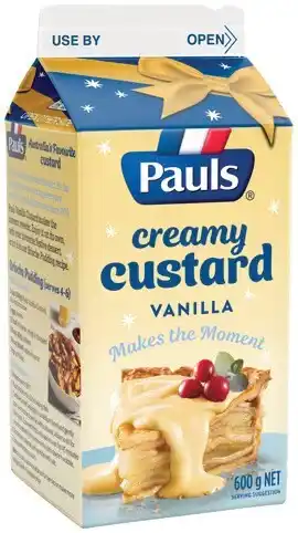 IGA Pauls Vanilla Custard 600g offer