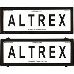 SuperCheap Auto Altrex Number Plate Protector - 6 Figure Deluxe Clear 6NL offer