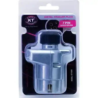 KT Cable Trailer Plug, Metal - Large Round, 7 Pin