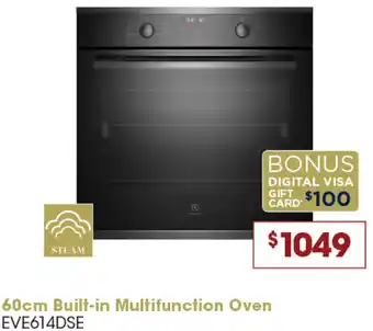 Designer Appliances 60cm Built-in Multifunction Oven offer