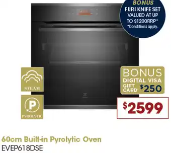 60cm Built-in Pyrolytic Oven