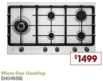 Designer Appliances 90cm Gas Cooktop offer