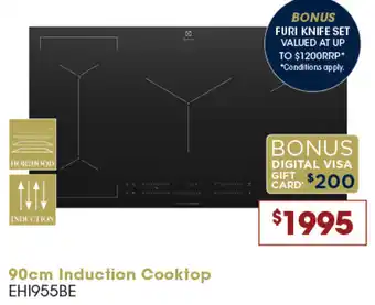 Designer Appliances 90cm Induction Cooktop offer