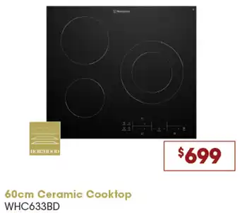 Designer Appliances 60cm Ceramic Cooktop offer