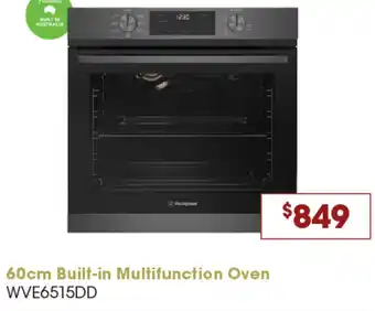 Designer Appliances 60cm Built-in Multifunction Oven offer