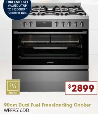 Designer Appliances 90cm Dual Fuel Freestanding Cooker offer