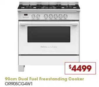 Designer Appliances 90cm Dual Fuel Freestanding Cooker offer
