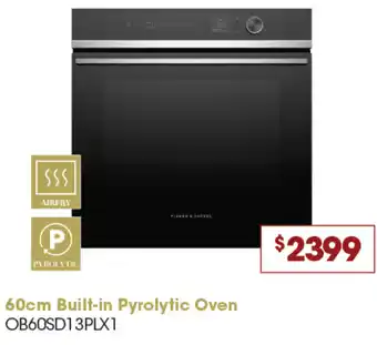 Designer Appliances 60cm Built-in Pyrolytic Oven offer