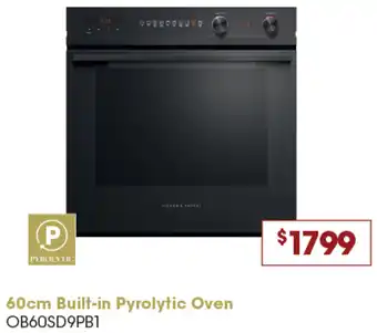Designer Appliances 60cm Built-in Pyrolytic Oven offer
