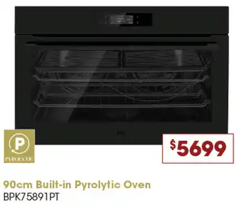 Designer Appliances 90cm Built-in Pyrolytic Oven offer