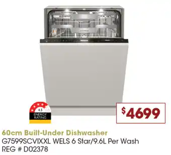 Designer Appliances 60cm Built-Under Dishwasher offer