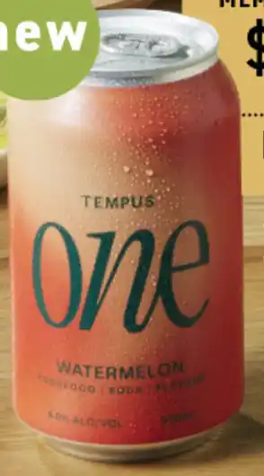 Dan Murphy's TEMPUS ONE WATERMELON PROSECCO SPRITZER 330ML CANS offer