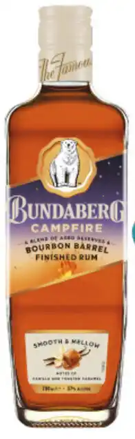 Dan Murphy's Bundaberg Campfire Bourbon Barrel Rum 700mL offer