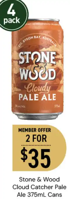 Dan Murphy's Stone & Wood Cloud Catcher Pale Ale 375mL Cans offer