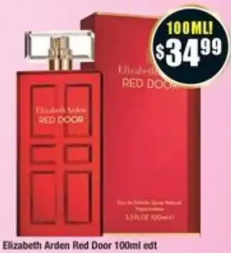 Chemist Warehouse Elizabeth Arden Red Door 100ml edt offer