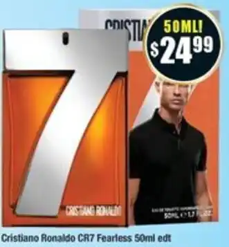 Chemist Warehouse Cristiano Ronaldo CR7 Fearless 50ml edt offer