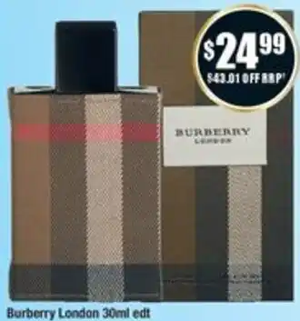 Chemist Warehouse Burberry London 30ml edt offer
