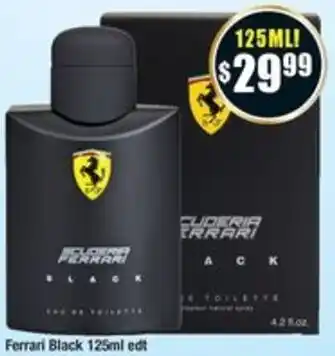 Chemist Warehouse Ferrari Black 125ml edt offer