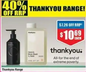 Thankyou Range