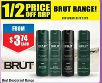 Chemist Warehouse Brut Deodorant Range offer