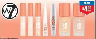 Chemist Warehouse W7 Oh So Sensitive Range offer