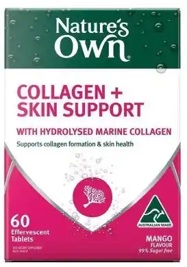 healthylife Nature's Own Effervescent Collagen + Skin Support Tablets 60 Pack offer