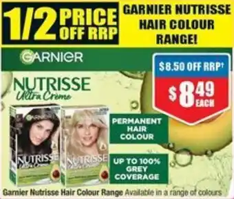 Chemist Warehouse Garnier Nutrisse Hair Colour Range offer