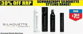 Chemist Warehouse Schwarzkopf Silhoutte Styling Range offer