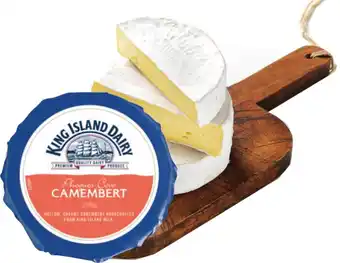 IGA King Island Dairy Camembert or Brie Cheese 175-200g Selected Varieties offer