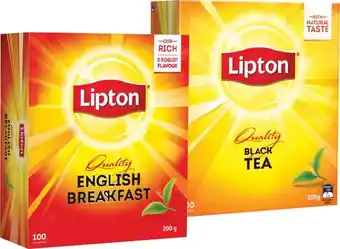 IGA Lipton Tea Bags 100 Pack Selected Varieties offer