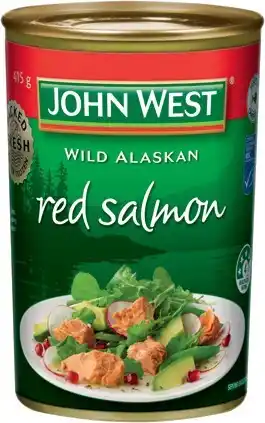 IGA John West Wild Alaskan Red Salmon 415g offer
