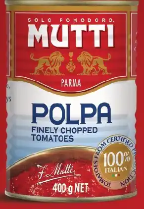 IGA Mutti Polpa Finely Chopped Tomatoes 400g offer