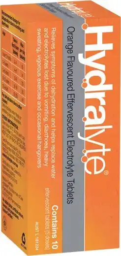 IGA Hydralyte Effervescent Electrolyte Tablets 10 Pack Selected Varieties offer