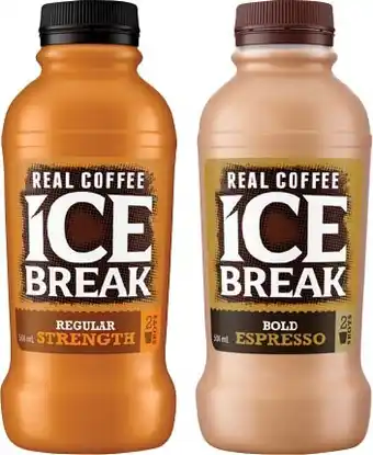 IGA Ice Break Real Coffee 500mL Selected Varieties offer