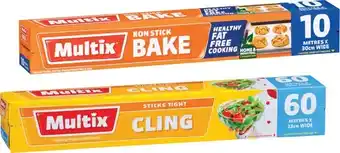 IGA Multix Baking Paper 30cm×10m or Cling Wrap 33cm×60m offer