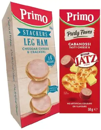 IGA Primo Stackers or Trios 45‑57g Selected Varieties offer