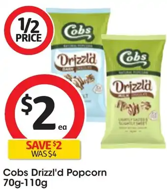 Coles Cobs Drizzl'd Popcorn 70g-110g offer