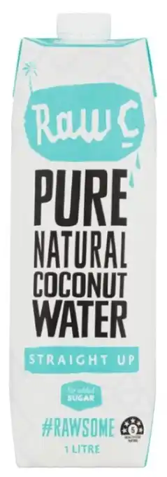 Coles Raw C Coconut Water 1 Litre offer