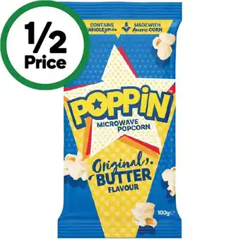 Woolworths Poppin Microwave Popcorn 85-100g offer