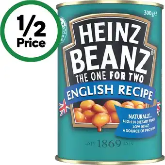 Woolworths Heinz Baked Beans or Spaghetti 300g offer